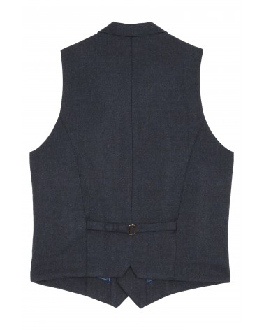 Navy notched lapel waistcoat TOM CLIPPERTOWN®