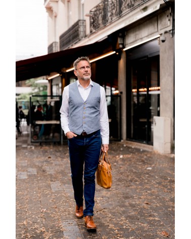 GILET COSTUME LIN CIEL TOM CLIPPERTOWN®