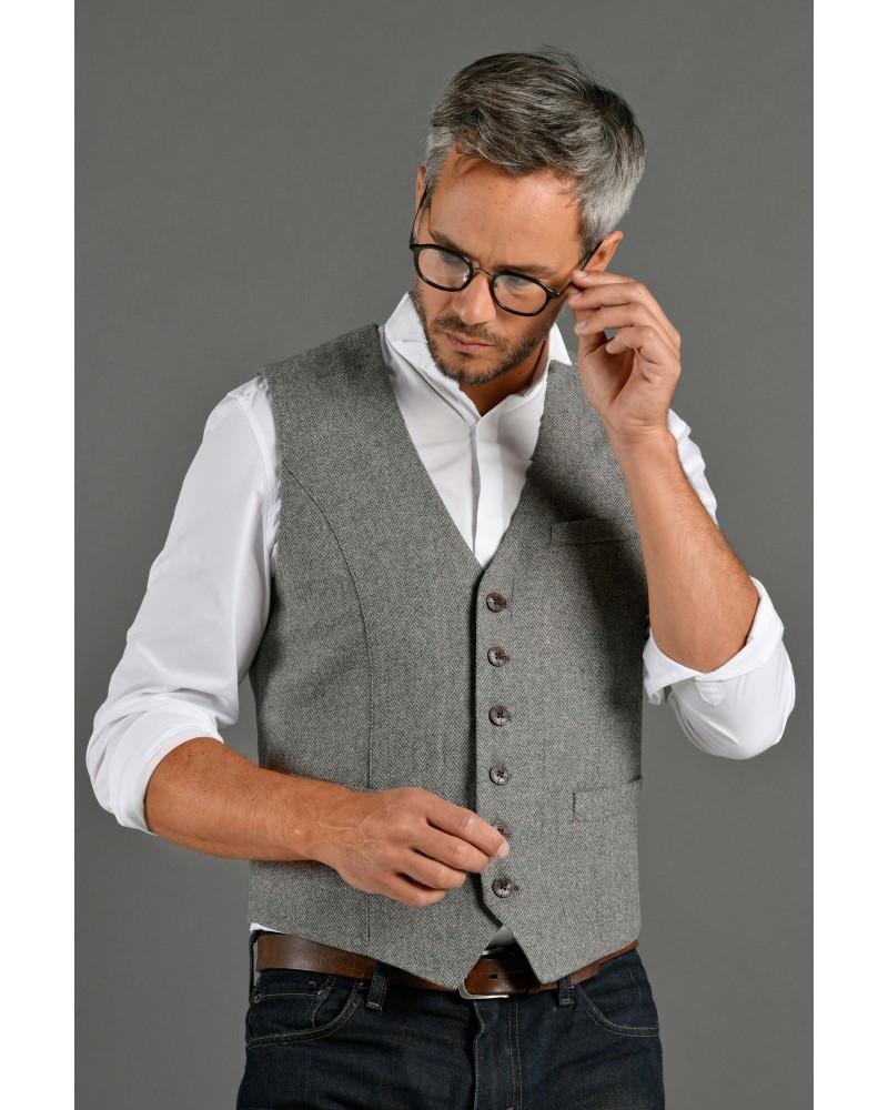 Gilet costume gris Clearance