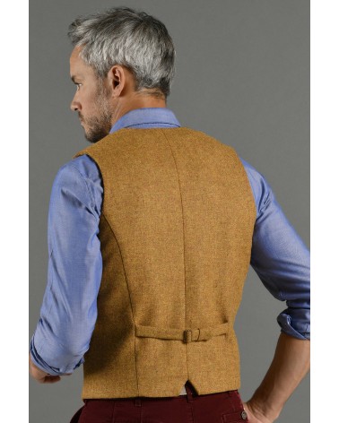 Gilet costume tweed moutarde TOM CLIPPERTOWN® 