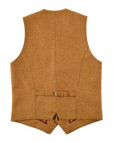 Gilet sans manches tweed moutarde TOM CLIPPERTOWN® 